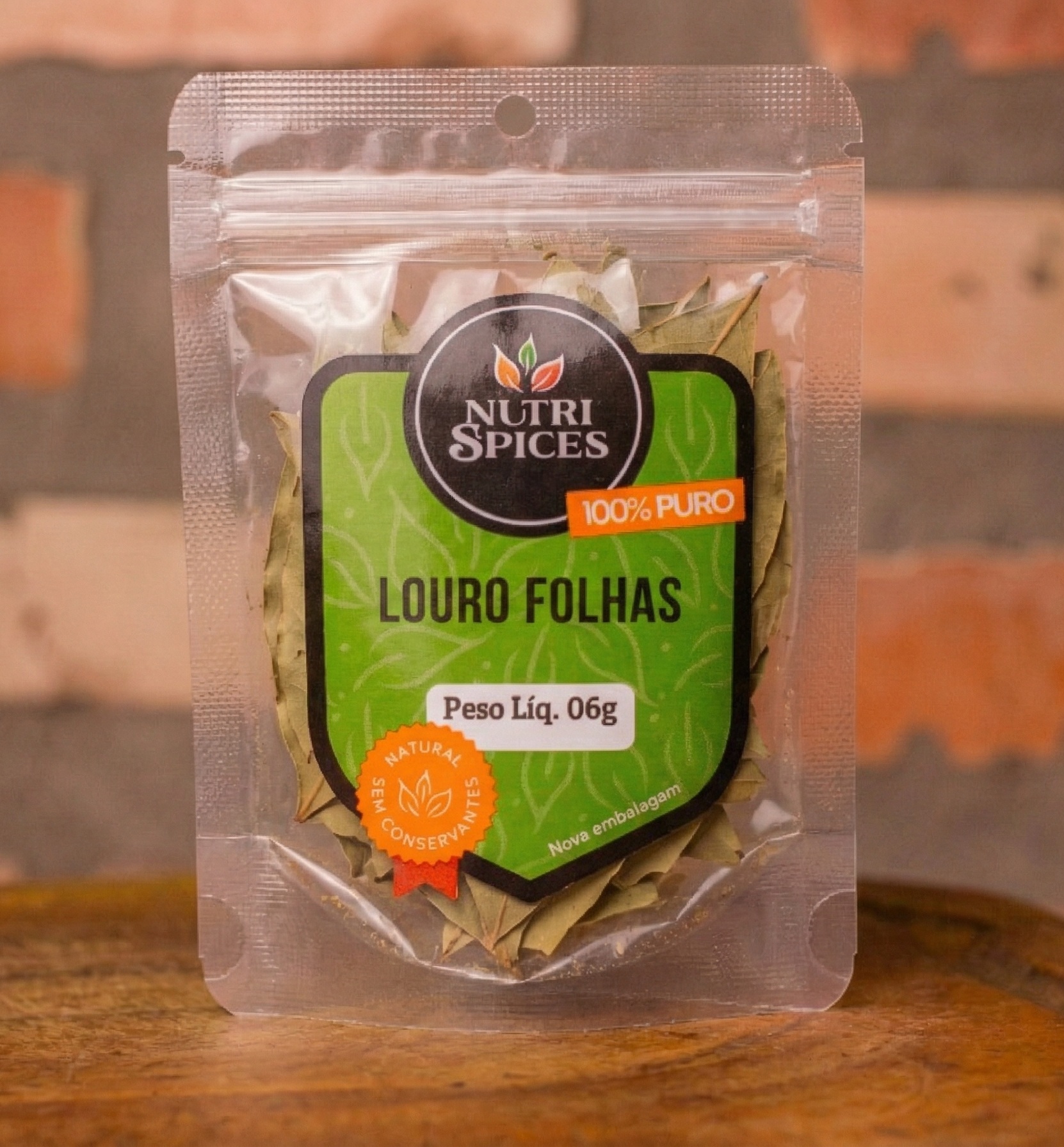 FOLHA DE LOURO POUCH 6G
